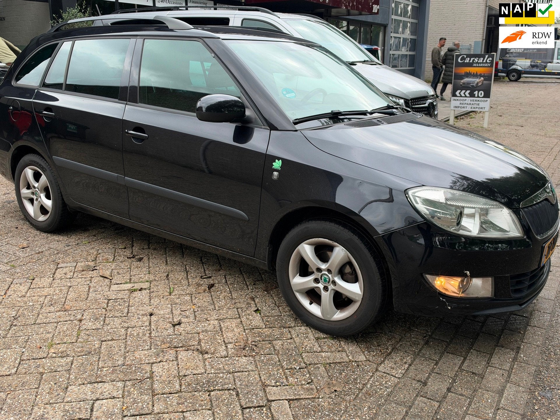 Skoda Fabia Combi 1.2 TDI Greenline Businessline, Voorwielaandrijving, Euro 5, Zwart, Origineel Nederlands