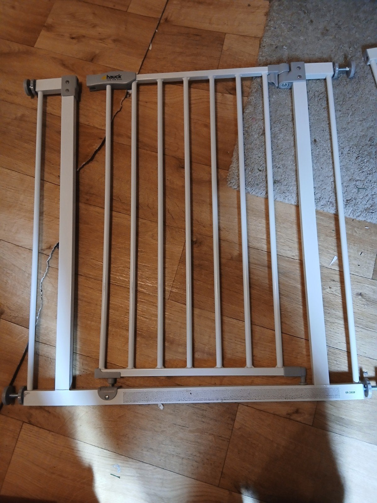 Hauck traphekje met verlengdeel - Klemhekje 75-80cm, Gebruikt, Ophalen of Verzenden, Klemhekje, Metaal of IJzer