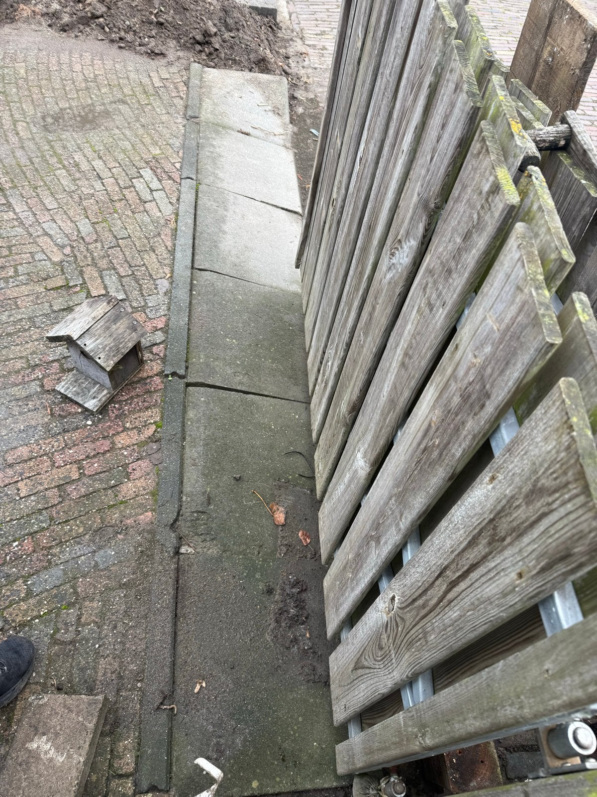 Stoep oprit blokken 50x44 Trottoirbanden, Tuin en Terras, Ophalen, Gebruikt, Hout, Overige typen