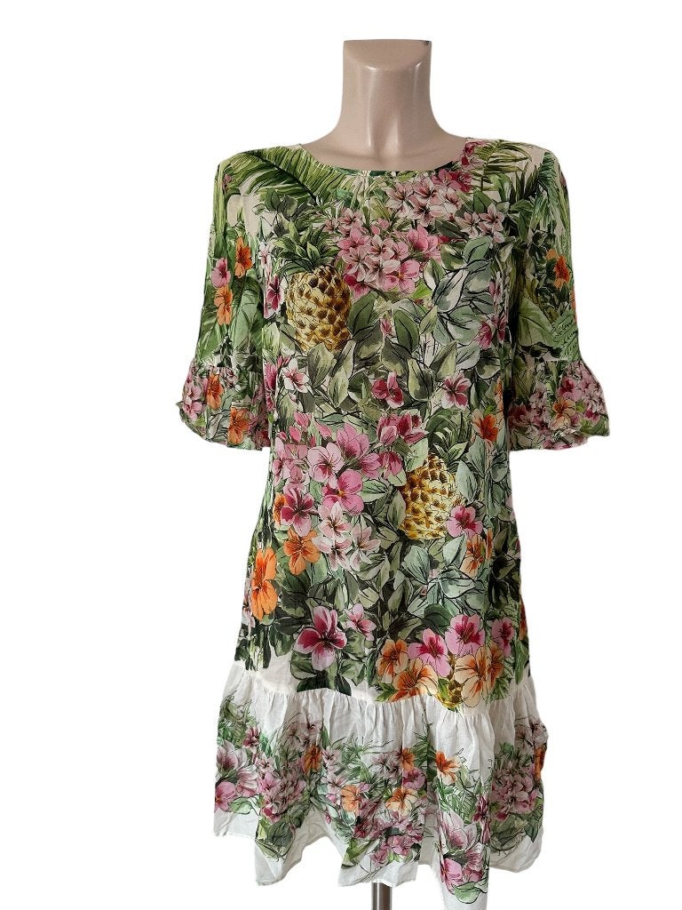 Twin Set jurk S, Kleding | Dames, Maat 38/40 (M), Ophalen of Verzenden, Zo goed als nieuw, Groen