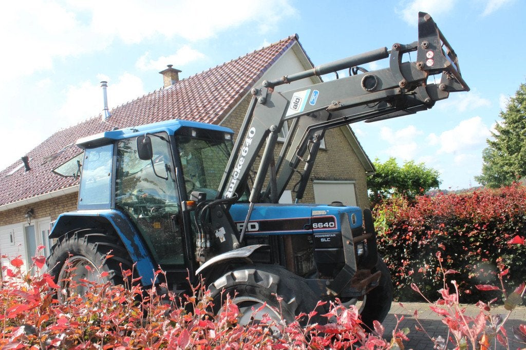 Ford 6640 met voorlader (bj 1995), Gebruikt, 80 tot 120 Pk, Ford, Meer dan 10000
