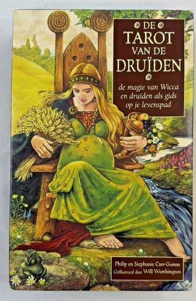De tarot van de Druiden Philip Carr-Gomm Nederlands compleet, Tarot of Kaarten leggen, Verzenden, Overige typen, Zo goed als nieuw