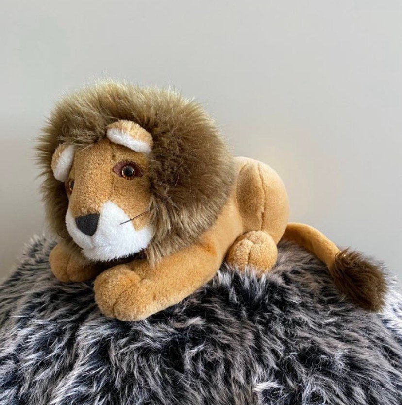 Leeuw Knuffel 30cm, Verzenden, Zo goed als nieuw, Leeuw