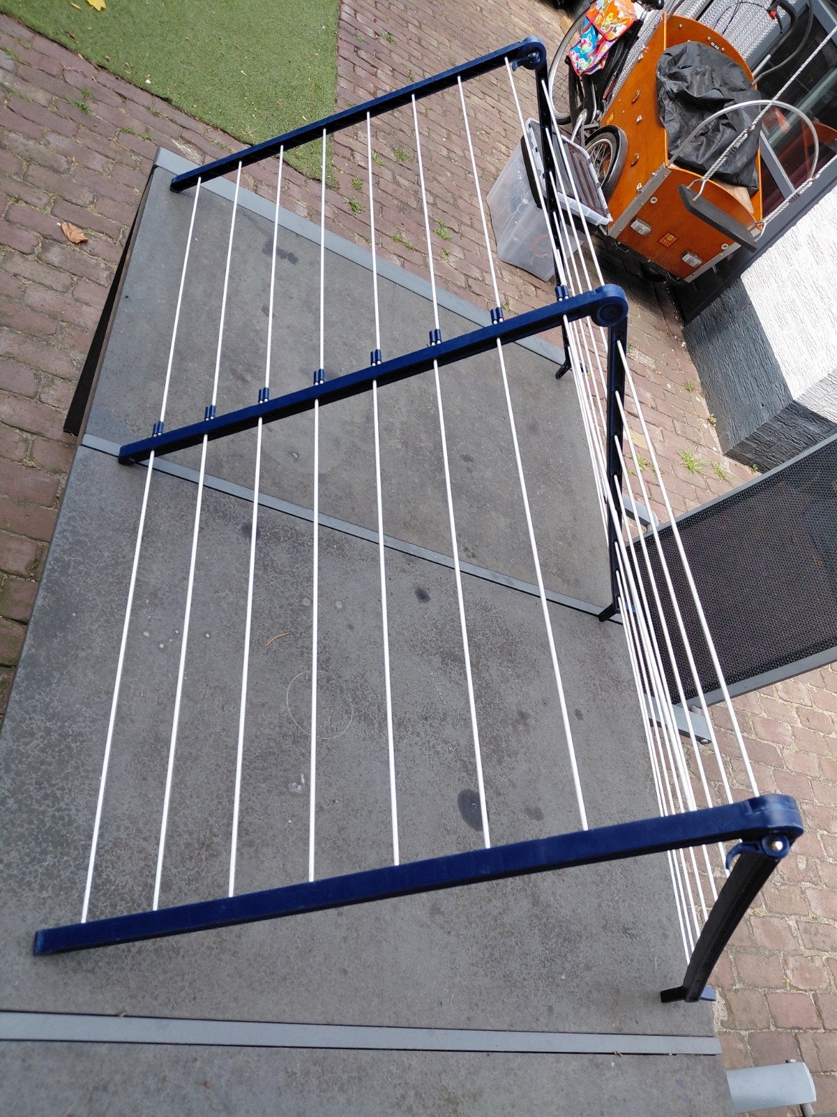 Leifheit Pegasus Bath 190 Uitschuifbaar Baddroogrek, Tuin en Terras, Droogmolens en Wasrekken, Ophalen, Zo goed als nieuw, Wasrek