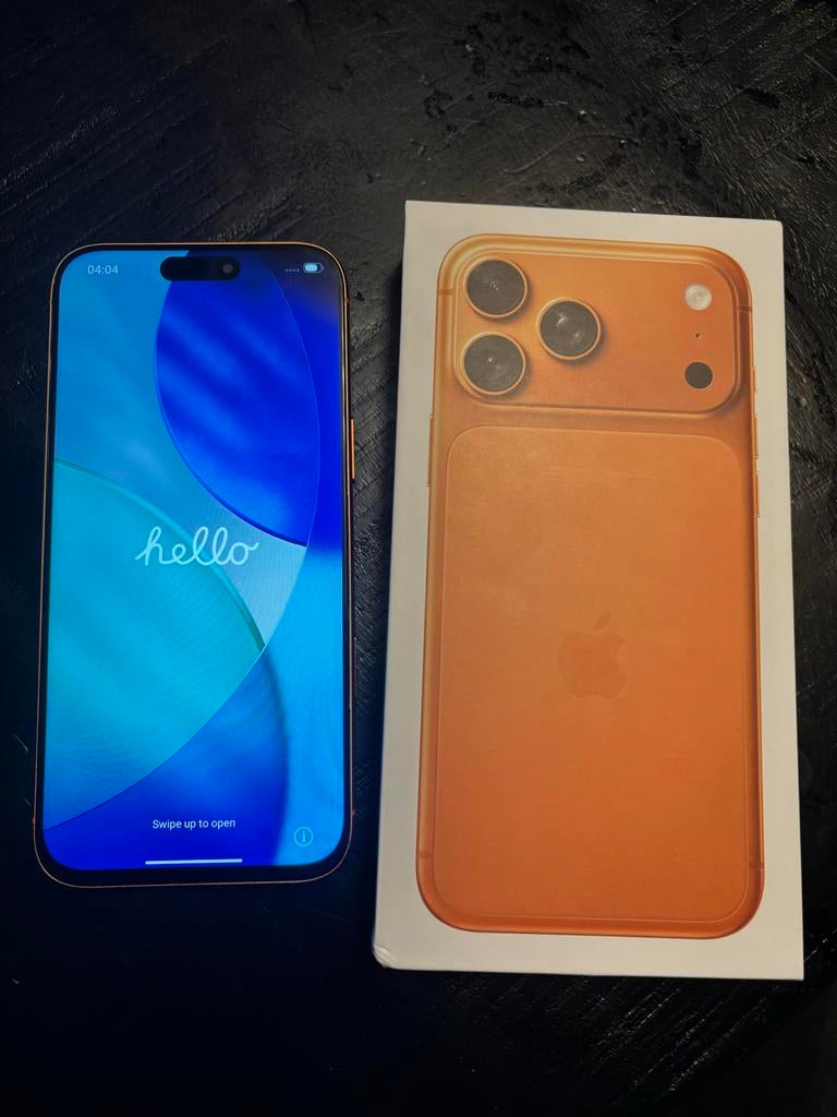 Iphone 17 Pro Max Oranje, Telecommunicatie, Mobiele telefoons | Apple iPhone, 512 GB, Overige modellen, Nieuw, Ophalen of Verzenden