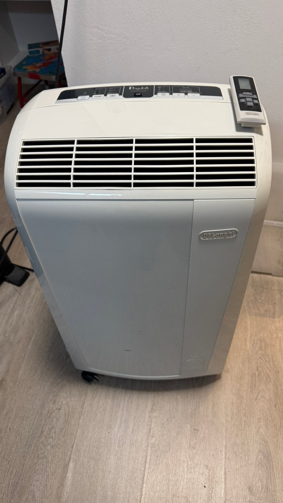 Delonghi Pinguino PAC N90 Silent Mobiele Airco, Ophalen, Gebruikt, Minder dan 60 m³, 3 snelheden of meer