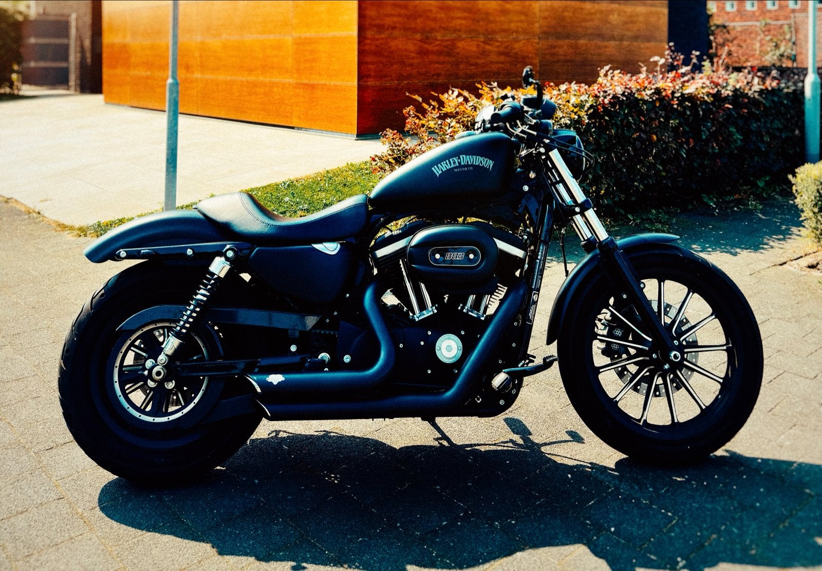 Harley Davidson Sportster 883 met Vance & Hines uitlaat, 2 cilinders, Sportuitlaat, Gebruikt, Particulier