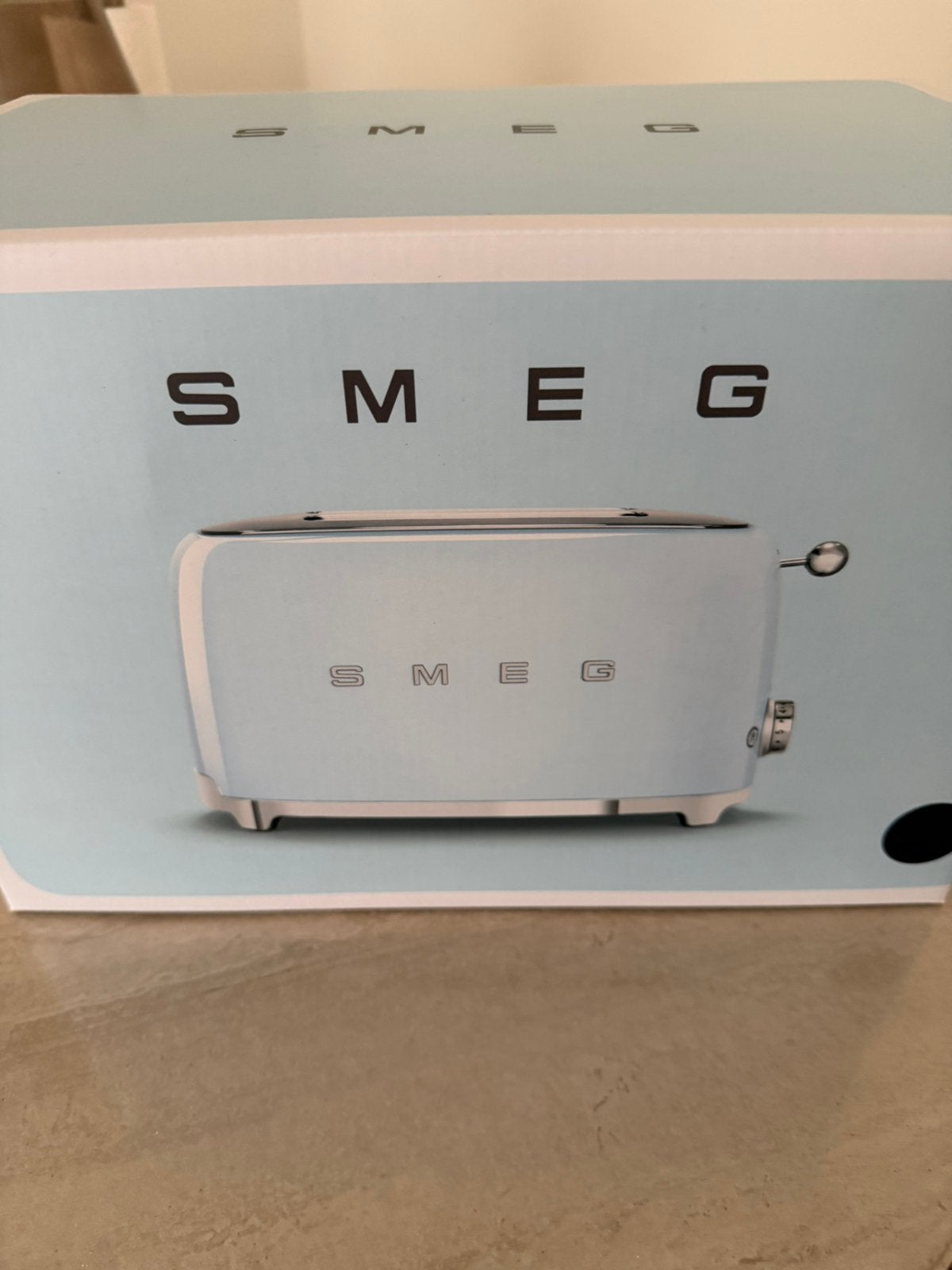 Smeg broodrooster zwart, Witgoed en Apparatuur, Ophalen of Verzenden, Nieuw