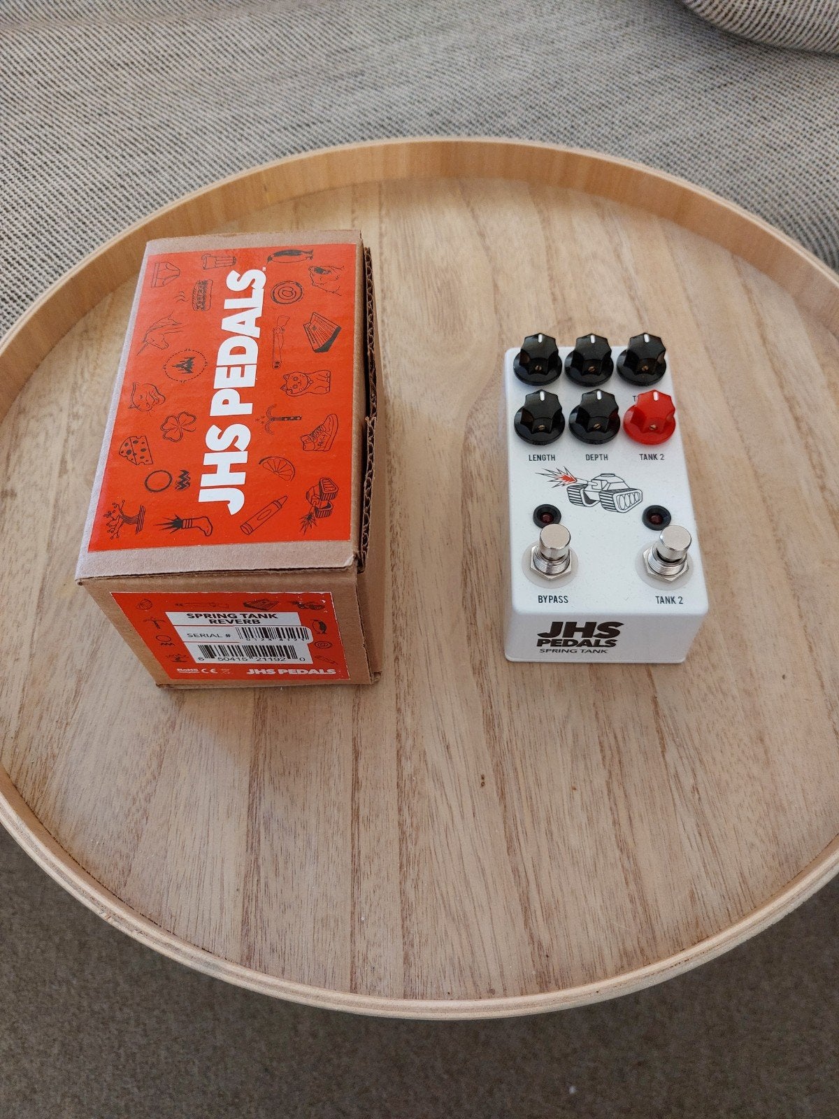 JHS Pedals Spring Tank Reverb, Muziek en Instrumenten, Effecten, Ophalen of Verzenden, Zo goed als nieuw, Reverb