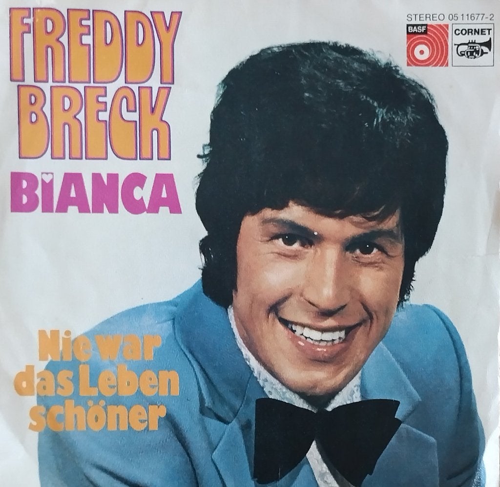 Freddy Breck - Bianca, 7 inch, Zo goed als nieuw, Pop, Overige typen