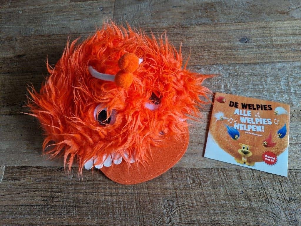 WK 2026 Oranje Nederland Wuppie Beessie CAP + Welpies CD, Maat L, Verzenden, Nieuw, Overige typen