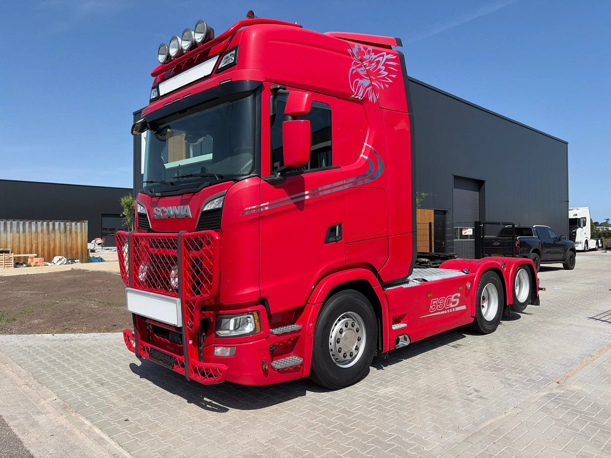 Scania 530S V8 NGS 6x2 tractor, retarder, 10-tires, 396.km,, Automaat, Euro 6, Scania, Leder