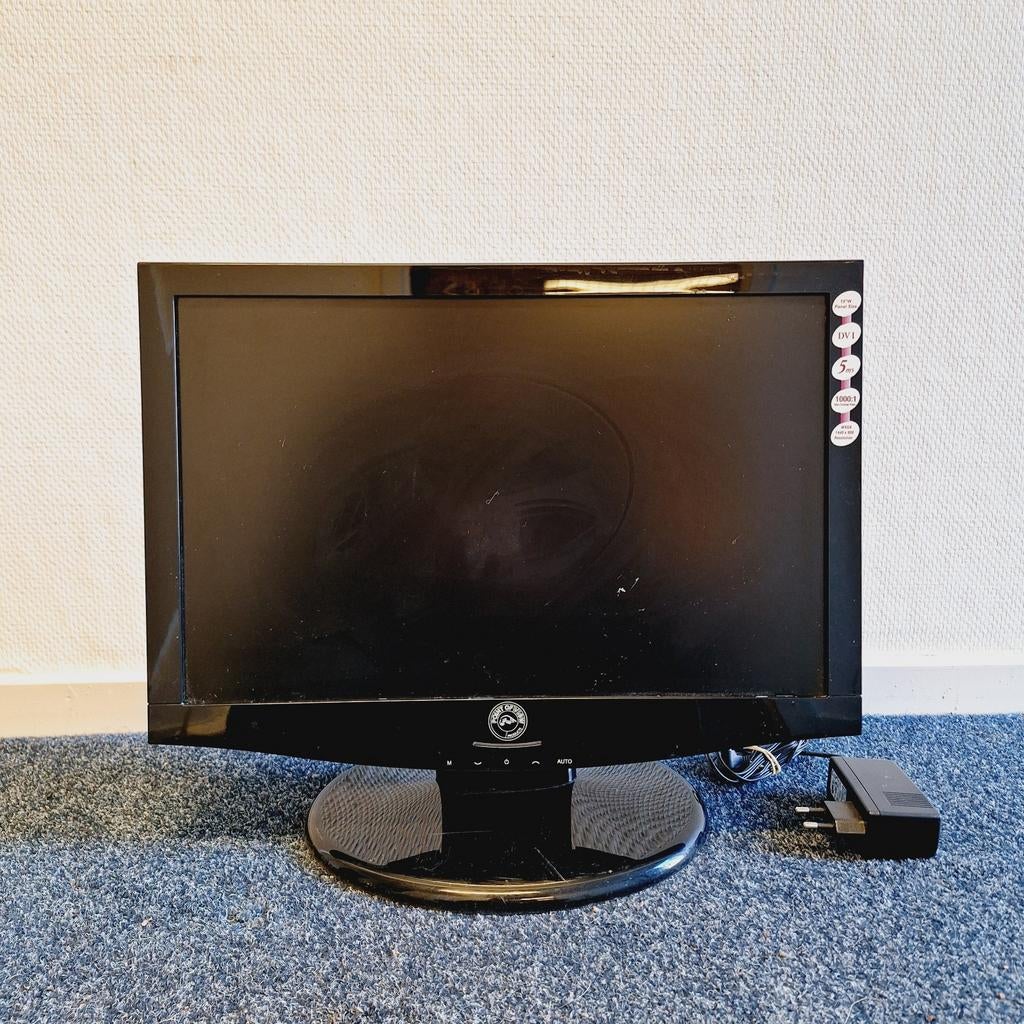 Point of View TFTV19WPBSD0 - 19" Monitor, Gebruikt, Hoofdtelefoonaansluiting, ., Ophalen of Verzenden
