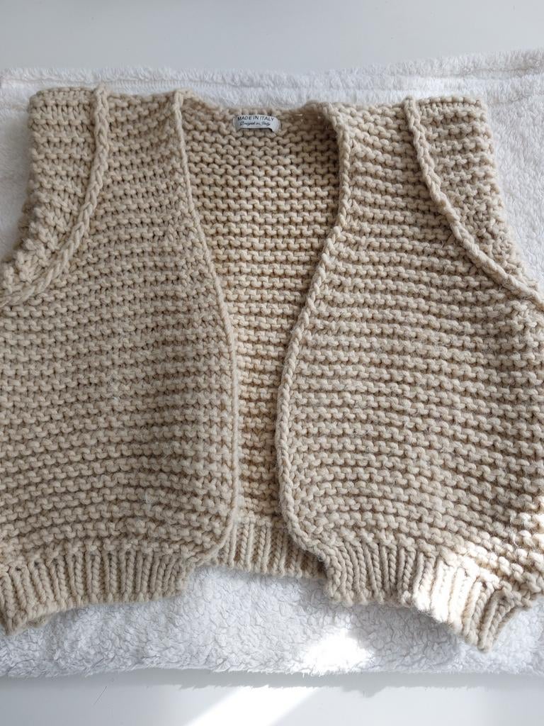 Mouwloos vestje, Ophalen of Verzenden, Zo goed als nieuw, Beige
