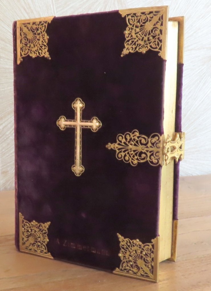 Speciale uitgave antiek gezangenboek 1878 Duitsland, incl ve, Verzenden