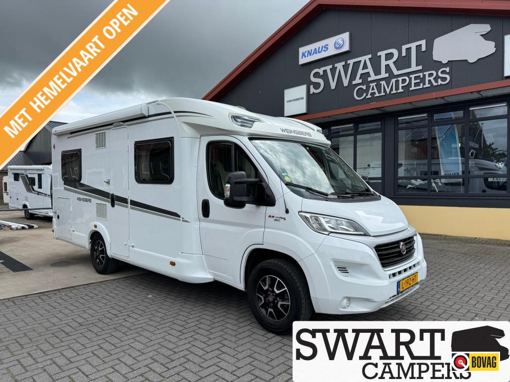 Weinsberg CaraLoft 650 MF, fransbed GRATIS STALLING, Caravans en Kamperen, Luifel, Ringverwarming, Fiat, Tot en met 2