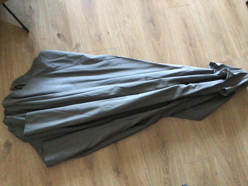 balkon parasol grijs, Ophalen of Verzenden, Nieuw, 2 tot 3 meter, Overige typen