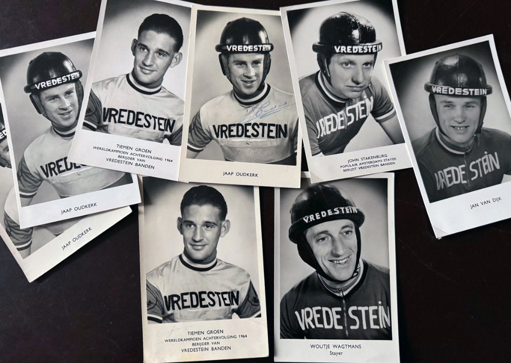 Wielrennen 8 fotokaarten VREDESTEIN – o.a.WAGTMANS-2x gesign, Ophalen of Verzenden, Overige typen