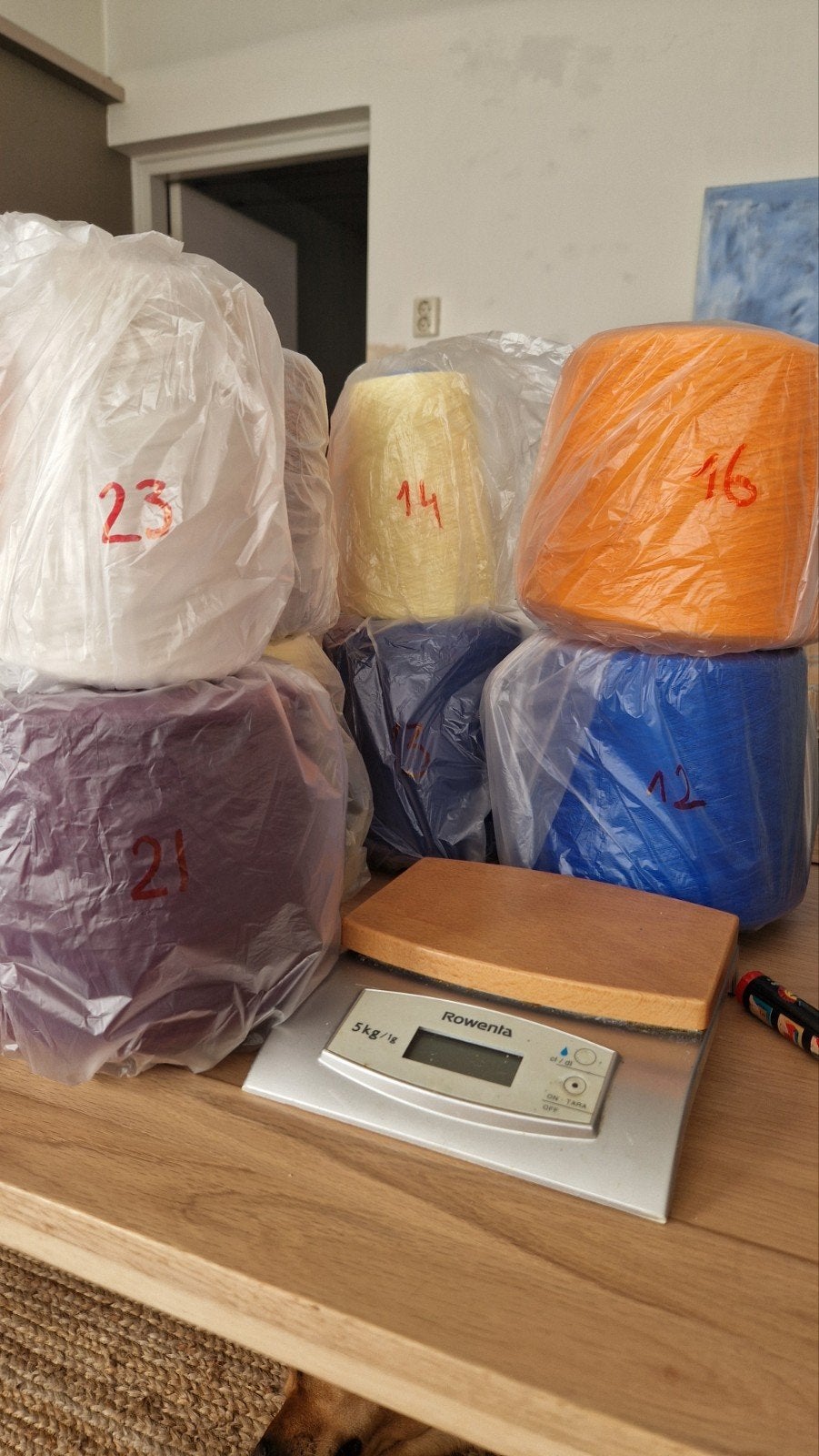 Venne Colcoton 100% Katoenen Garens op Cone - €25 per Kg, Ophalen of Verzenden, Nieuw, Breien of Haken, Wol of Garen