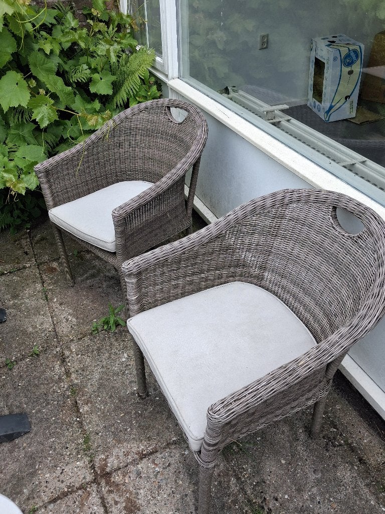 Tuinstoelen, Tuin en Terras, Ophalen, Gebruikt, Kunststof