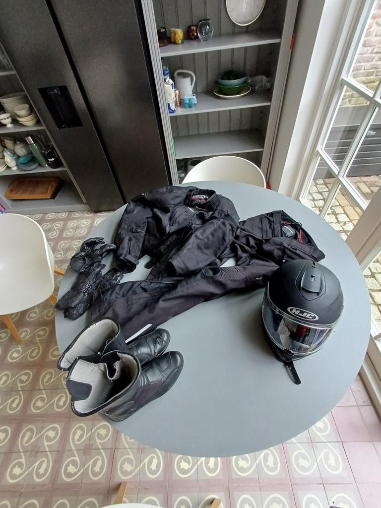 Complete motorkleding set: IXS, Revit, HJC - Maat M/42, Motoren, Ophalen of Verzenden, Tweedehands