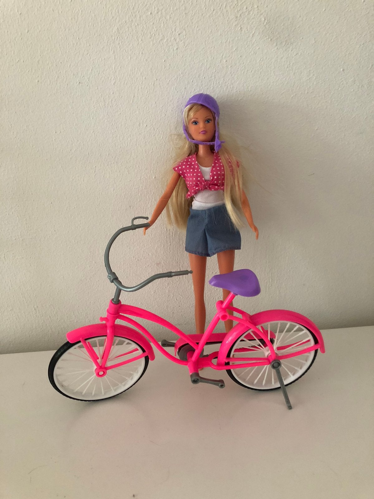 Pop met fiets, Ophalen of Verzenden, Zo goed als nieuw, Babypop