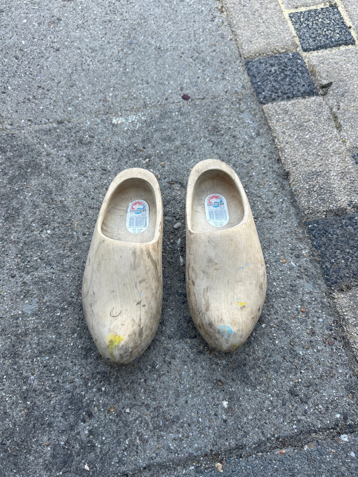 Houten klompen voor kinderen - Maat 31-32, Ophalen of Verzenden, Gebruikt, Jongen of Meisje, Overige typen