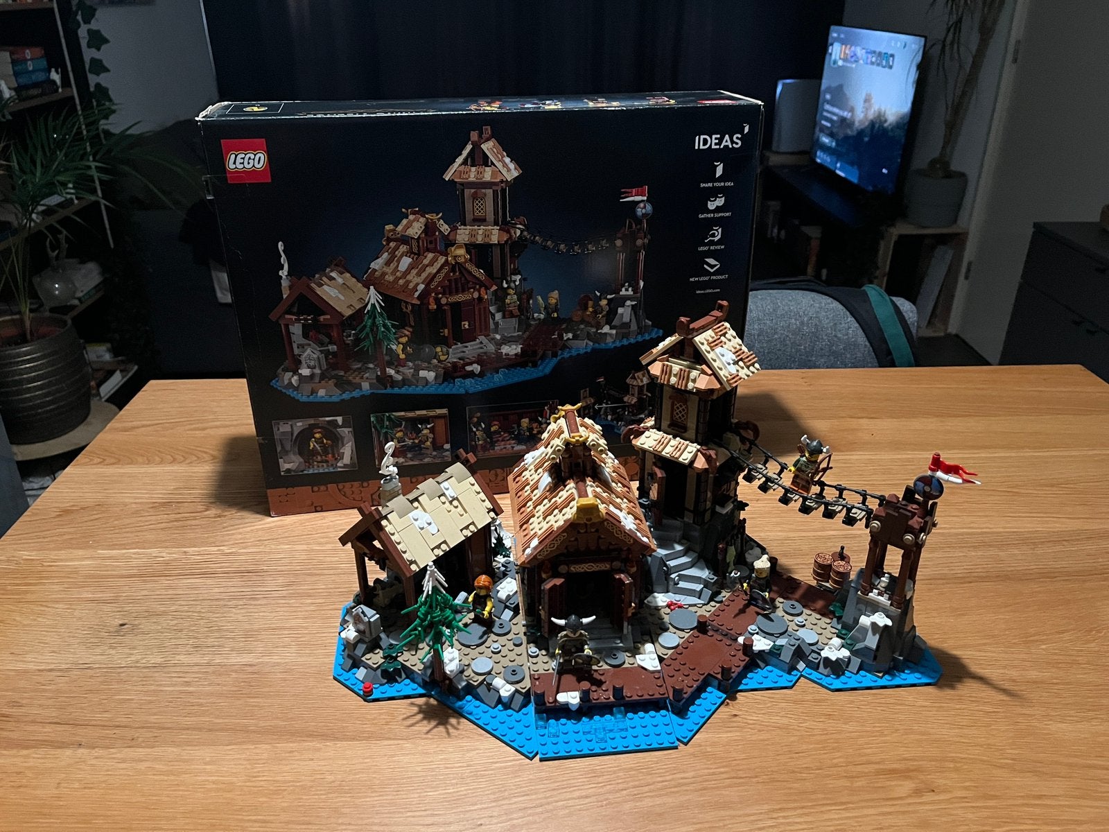 LEGO 21343 Viking Village - Vikingdorp - Lego Ideas, Avontuur en Actie, 1 speler, Ophalen of Verzenden, Zo goed als nieuw