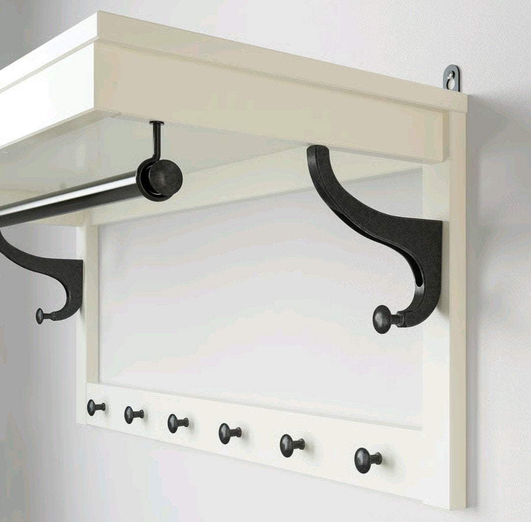Kapstok Ikea Hemnes, Zo goed als nieuw, Minder dan 100 cm, Hout, Ophalen