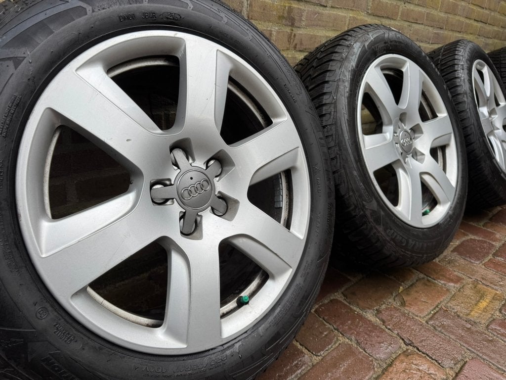 Originele Audi A6 wielen 17inch, Auto-onderdelen, Banden en Velgen, Ophalen, Gebruikt, Banden en Velgen, 17 inch