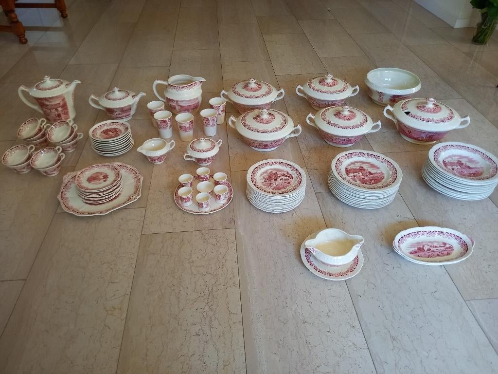 Boerenhoeve servies, Ophalen