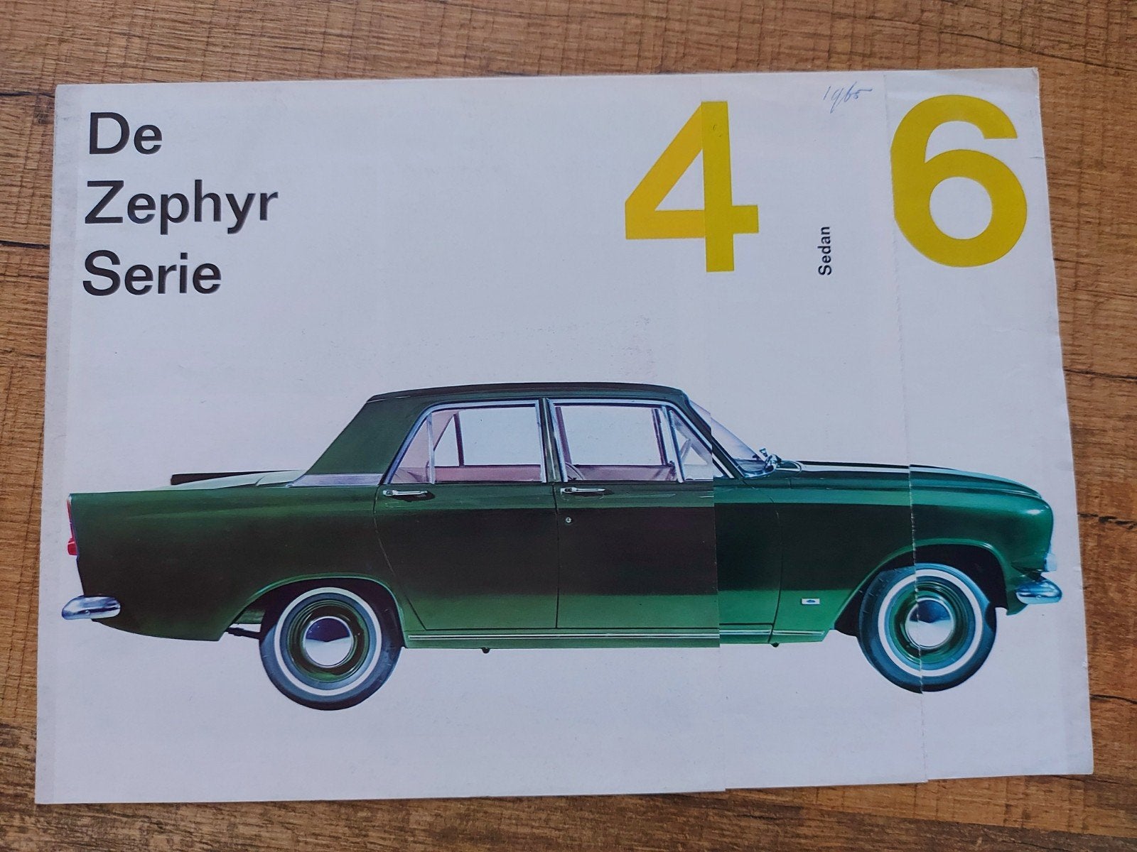1965 Ford Zephyr 4 - 6 folder NL, Ophalen of Verzenden, Zo goed als nieuw, Ford