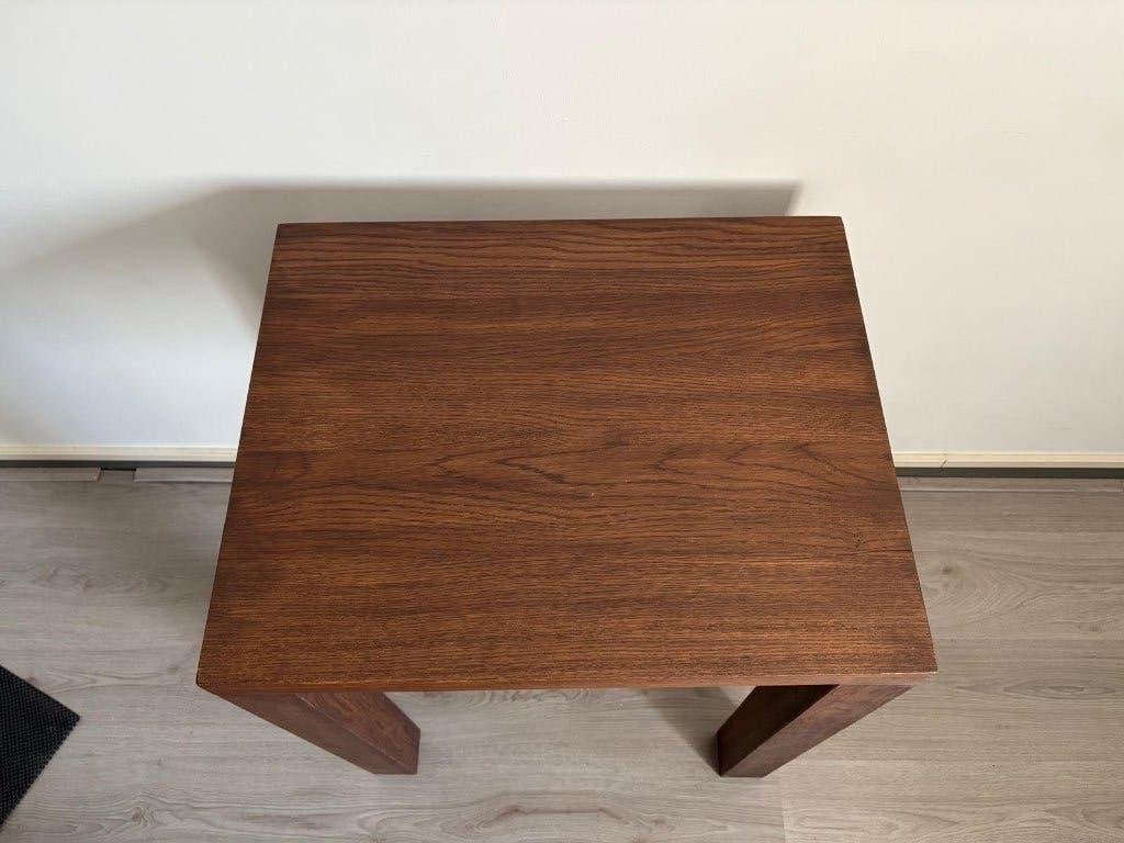 Tafel49x59cm gratis, Huis en Inrichting, Ophalen, Eikenhout, 50 tot 100 cm, Zo goed als nieuw