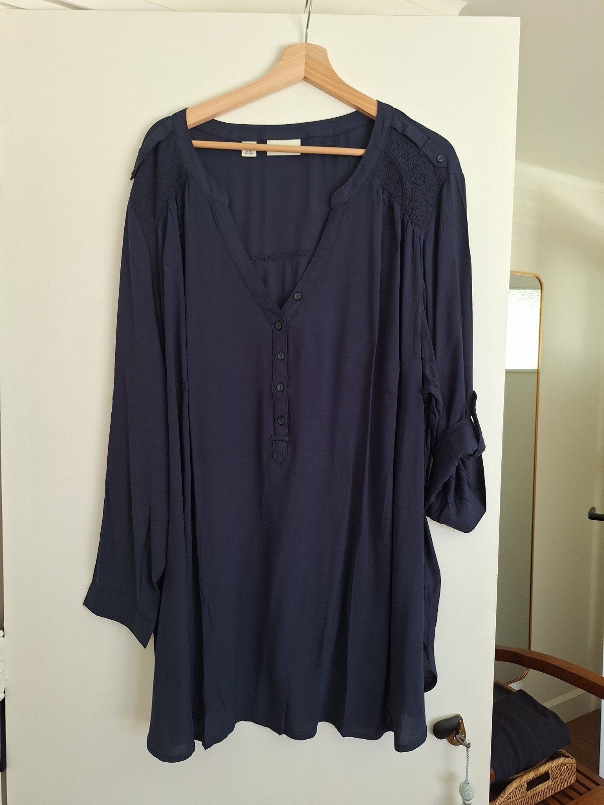 Bonprix donkerblauwe tuniek maat 54, Kleding | Dames, Bonprix, Blauw, Maat 46/48 (XL) of groter, Ophalen of Verzenden