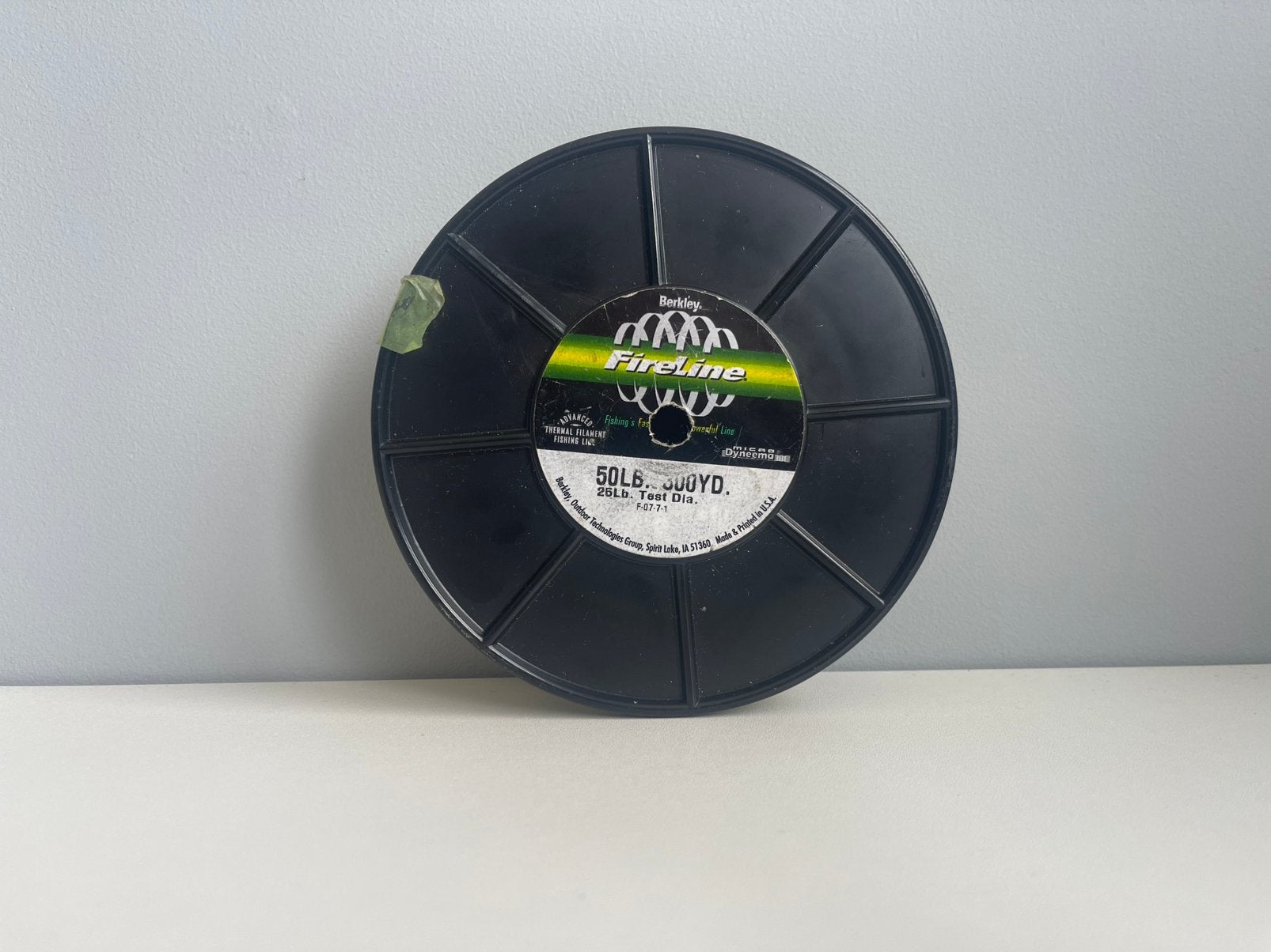 Berkley FireLine 50lb 300yd gevlochten vislijn op spoel, Ophalen, Zo goed als nieuw, Vislijn