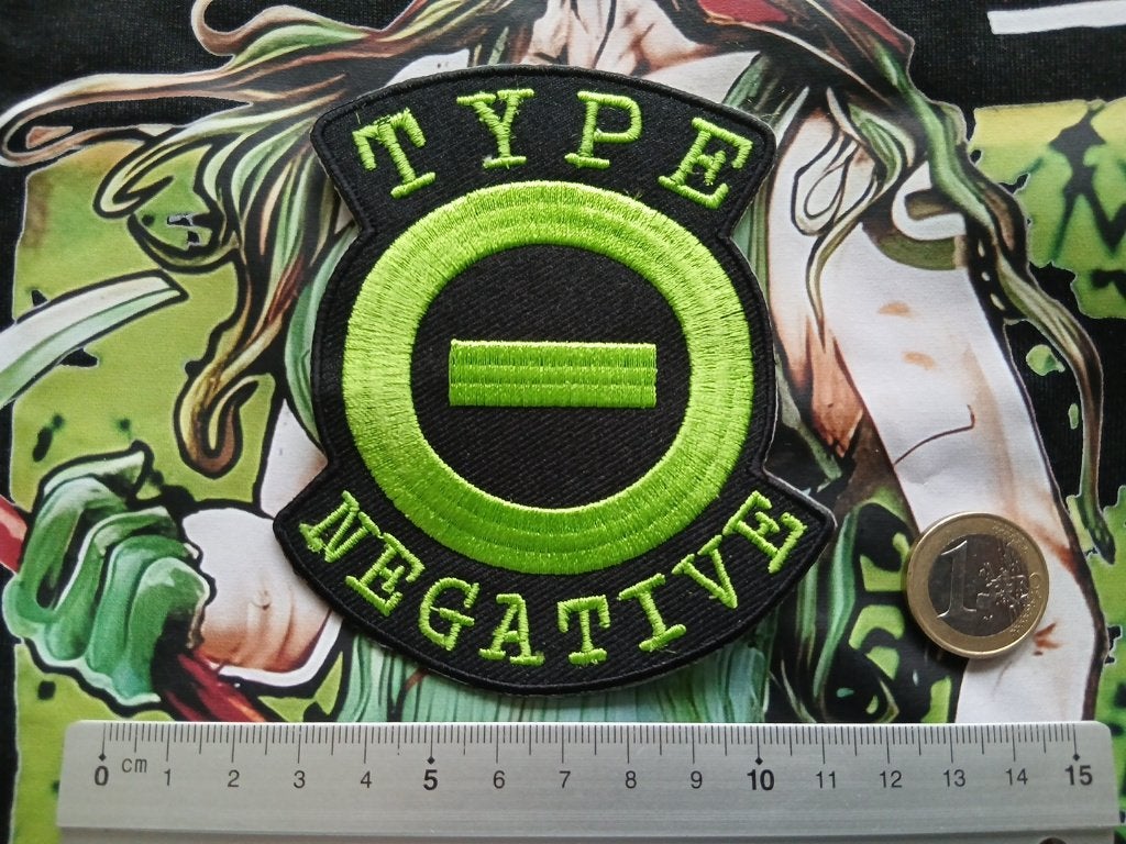 Type O Negative mooie  shaped patch 9 x 10 cm t255, Ophalen of Verzenden, Nieuw, Kleding