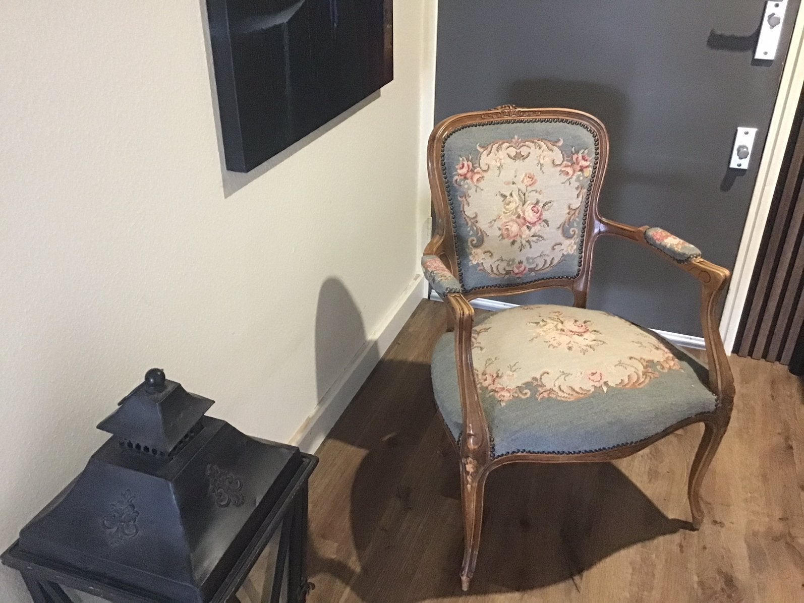 Franse barok stoel, Ophalen