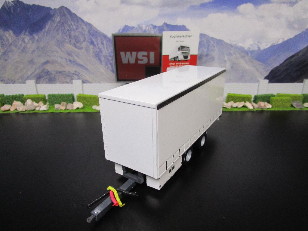 Wsi White Line 03-2030 , Schuifzeilen Aanhanger 2as, Ophalen, Nieuw, Bus of Vrachtwagen, Wsi