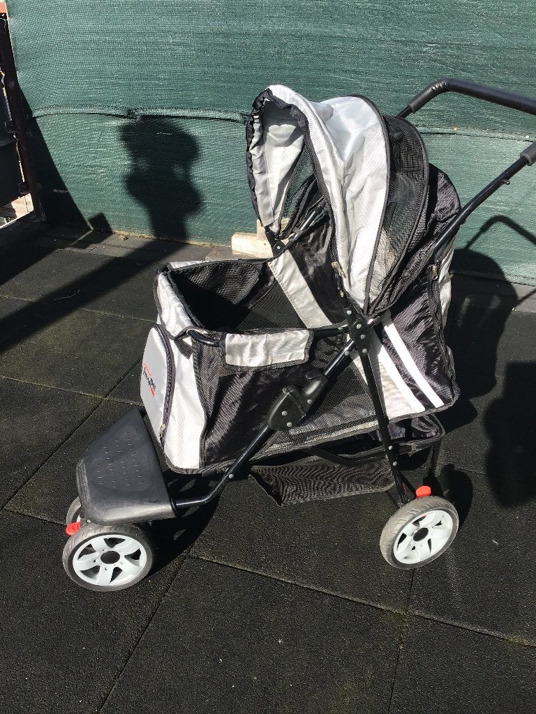 Honden wandelwagen, Ophalen, Gebruikt