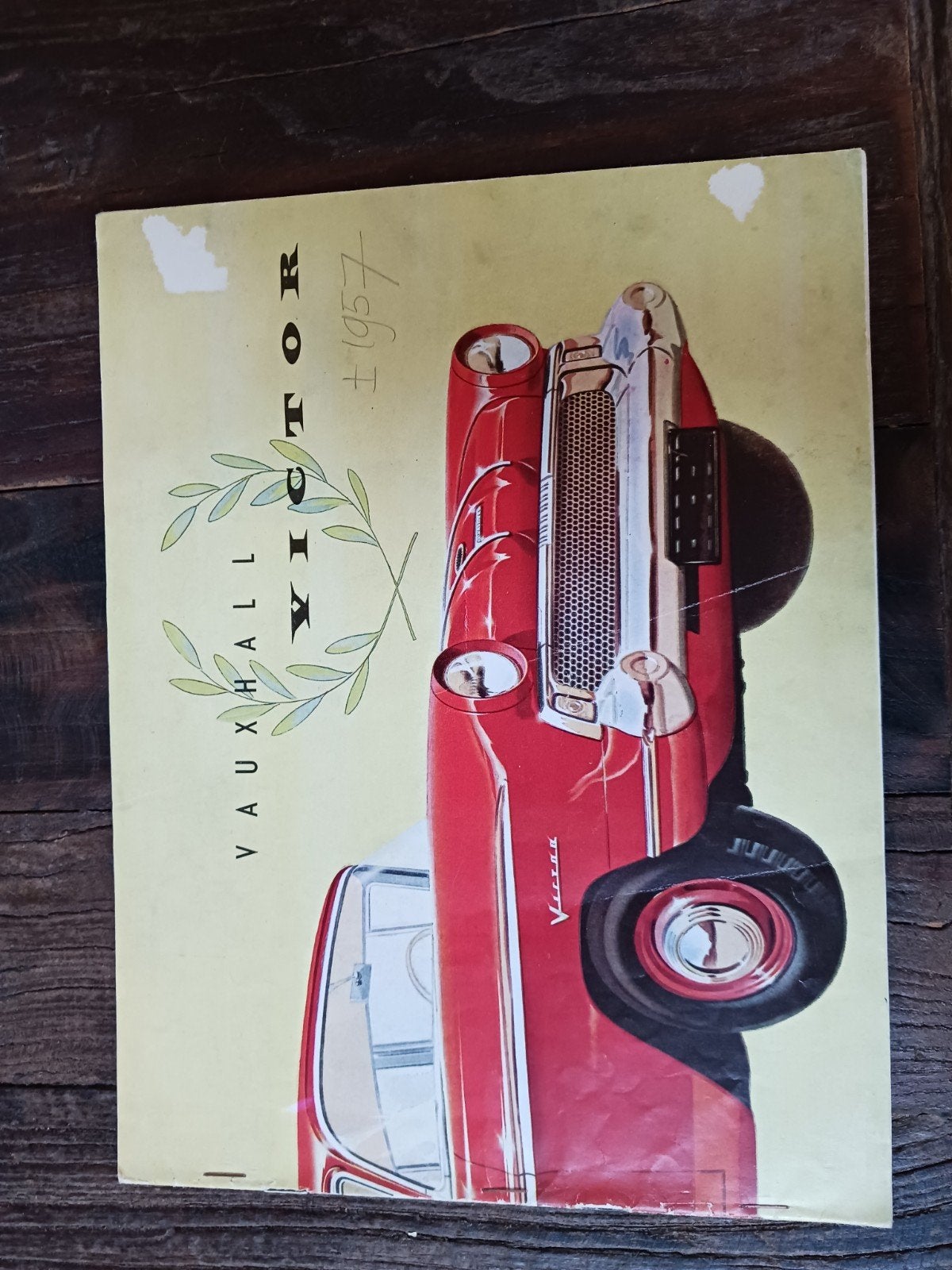 Vauxhall Victor folder +/- 1957, Ophalen of Verzenden, Gelezen, Overige merken