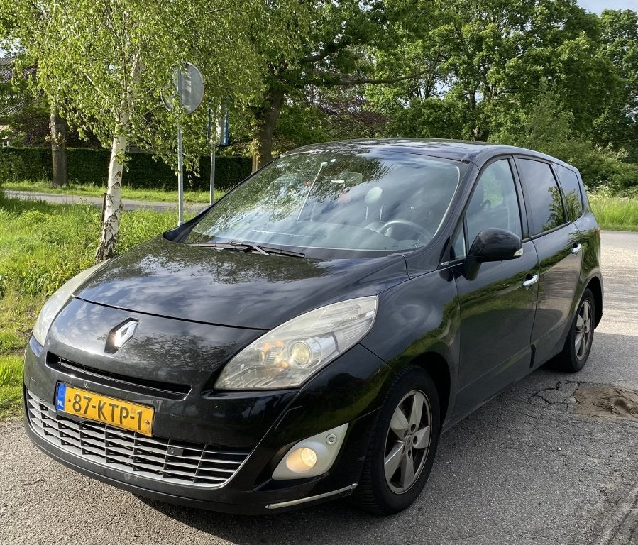 Renault Grand Scénic 1.4 TCe Dynamique (bj 2010), Auto's, Gebruikt, 4 cilinders, Zwart, Handgeschakeld