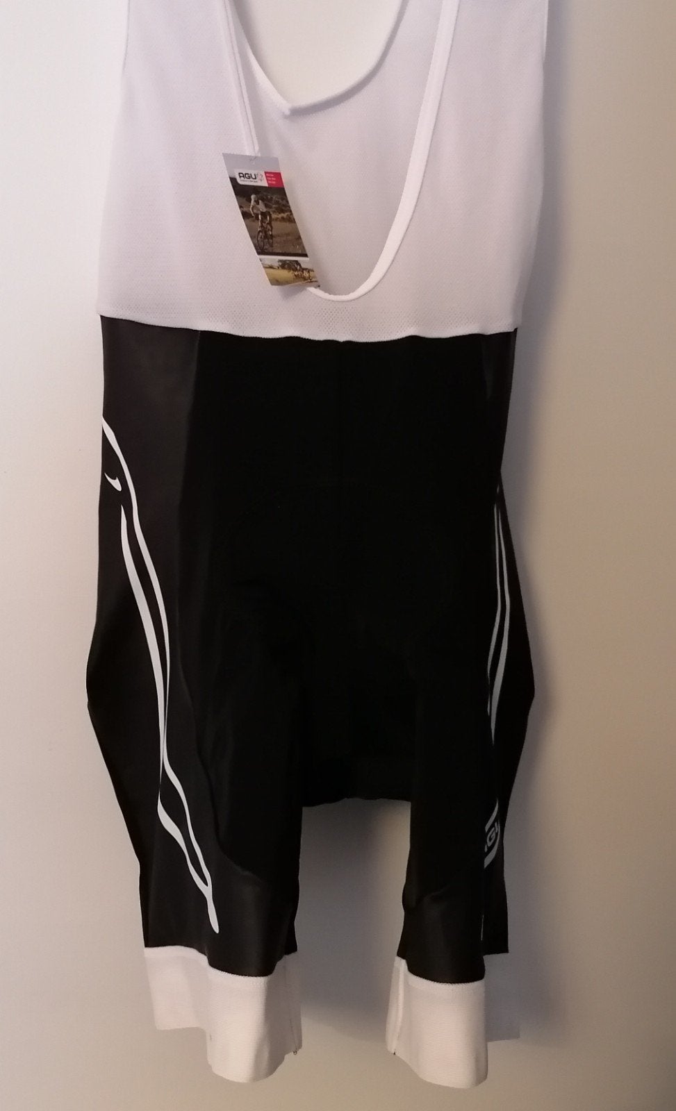 AGU Bibshort Carbon fietsbroek - Maat S, Fietsen en Brommers, S, Heren, Nieuw, AGU