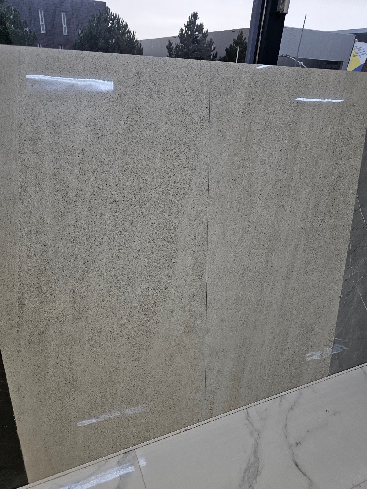 Op+op, Beton look keramische 9mm tegels 120x60, Ophalen of Verzenden, Nieuw