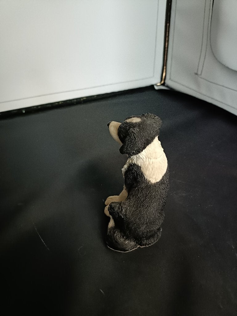 border collie puppy beeldje, Ophalen of Verzenden, Zo goed als nieuw, Dier