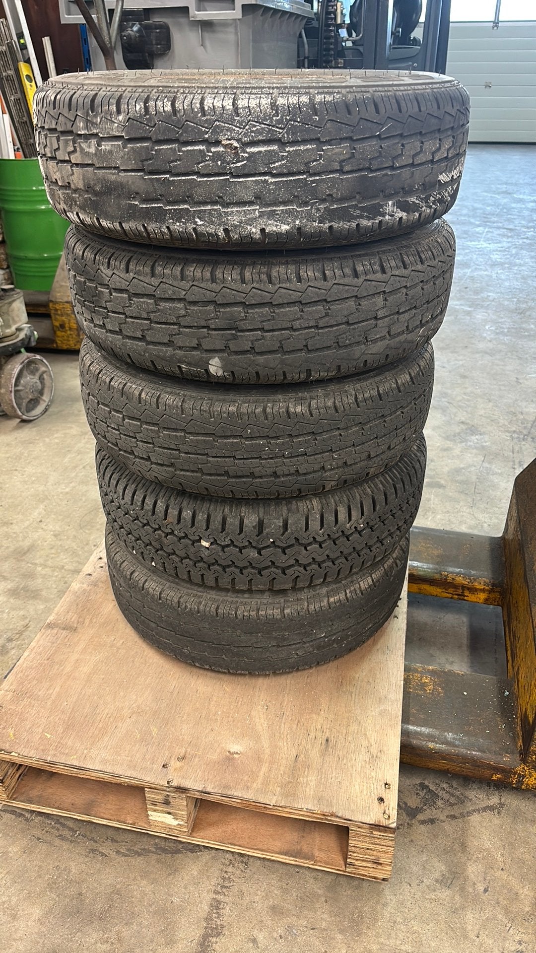 5 banden met velg, Auto-onderdelen, Ophalen, 155 mm, Zomerbanden, Band(en)