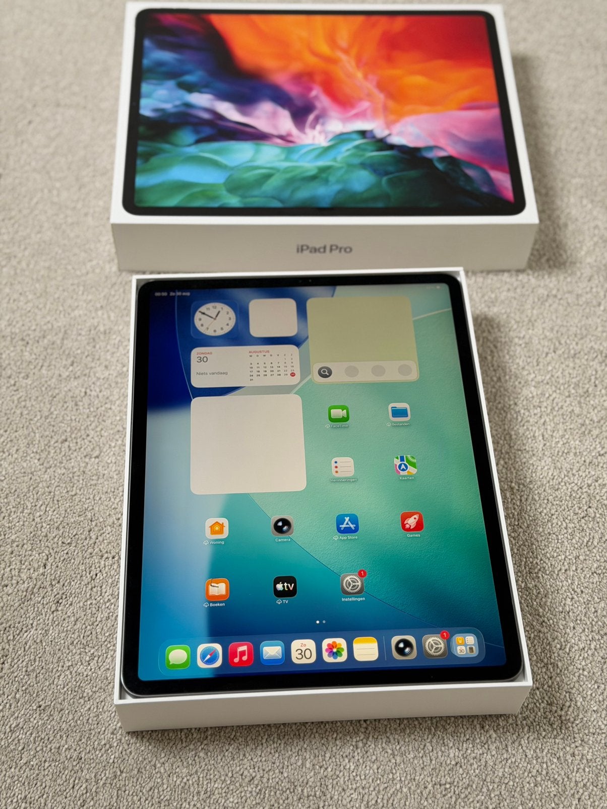  Apple Ipad Pro 12.9 4e generatie Space Gray 128GB Wifi, Apple, Apple, Zwart, Ophalen of Verzenden