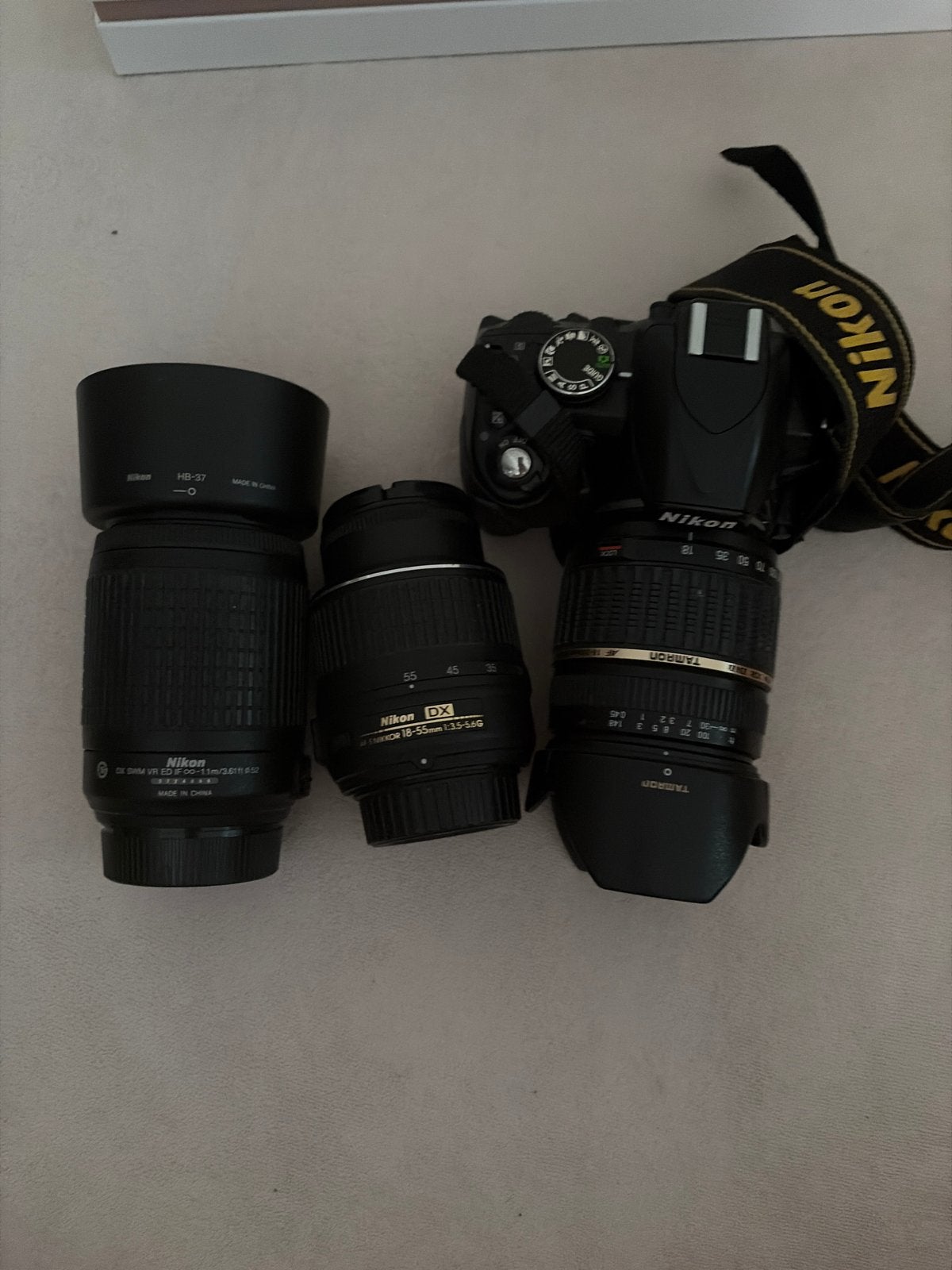 Nikon D3100 spiegelreflexcamera met 3 lenzen, Audio, Tv en Foto, Fotocamera's Digitaal, Ophalen of Verzenden, Gebruikt, Spiegelreflex