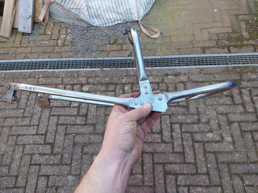 Tk oldtimer bromfiets bagagerek propeller, Ophalen of Verzenden, Gebruikt, Overige typen, Overige merken
