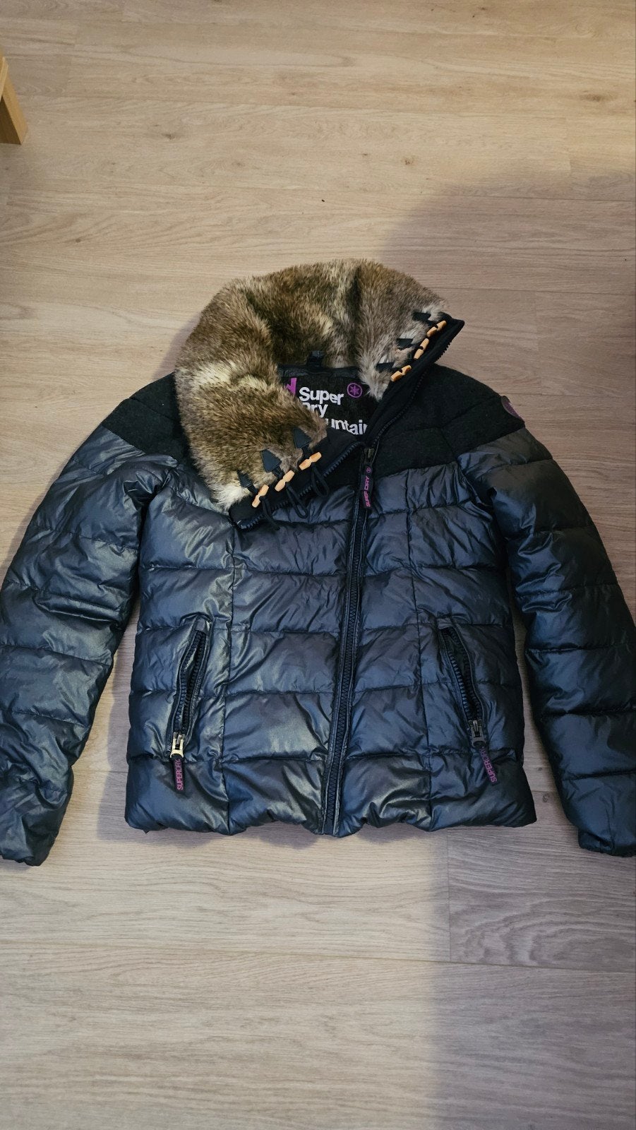 Superdry dames winterjas maat xl, Maat 46/48 (XL) of groter, Zo goed als nieuw, Superdry, Verzenden