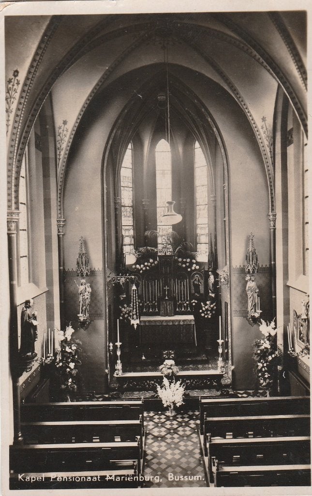 bussum- interieur marienburg, Ophalen of Verzenden, Voor 1920, Noord-Holland